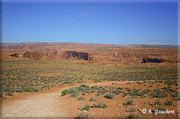 Blick vom Sandhügel